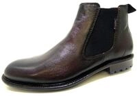 bugatti Herren Chelsea Boots 311A0A324100-6400 Weite Normal Pull-on Leder mid-Brown