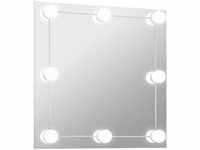 vidaXL Wandspiegel mit LED-Beleuchtung Kosmetikspiegel Spiegel Schminkspiegel