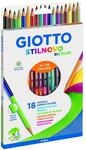 GIOTTO Stilnovo Bicolor, Buntstifte mit 2 Minenfarben, Hexagonal, Minen-Durchmesser