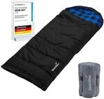 Skandika Dundee Junior Kinderschlafsack | Outdoor Camping Schlafsack f&uuml;r Kinder,