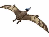 Jurassic World HDX42 - Roar Strikers Pteranodon Dinosaurier-Actionfigur, brüllender
