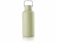 EQUA Timeless Trinkflasche, Edelstahl, 600ml, BPA-frei, auslaufsicher, haltbar,