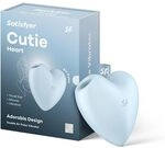 Satisfyer Cutie Heart Druckwellen-Vibrator & Vibrationen | Sex Toys | blau