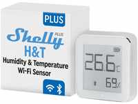 Shelly Plus H&T - Weiß | Wlan betriebener intelligenter Luftfeuchtigkeits- und