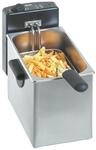Bartscher Fritteuse MINI II Elektro Tischger&auml;t 4 l Edelstahl mit Kaltzone und