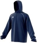 adidas CORE18 RN JKT Y, blau(dark blue/White), 116