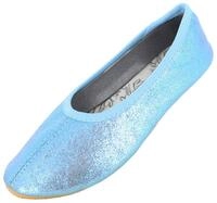 Beck M&auml;dchen Basic Glitzer Gymnastikschuhe, Blau, 29 EU