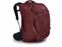 Osprey Fairview 55 Travel Backpack 63 cm, Zircon Red