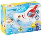 PLAYMOBIL 1.2.3 Aqua 70637 Fangspa&szlig; mit Meerestierchen, Badewannenspielzeug f&uuml;r