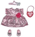 Baby Annabell Deluxe Glamour Set mit Puppenkleid, Schuhen und Accessoires, f&uuml;r...