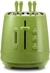 De Longhi CTLAP2203 Toaster mit Zange, 550 Watt. gr&uuml;n