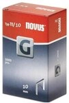 Novus Flachdrahtklammern f&uuml;r Hammertacker 10 mm, 5000 Klammern vom Typ G...