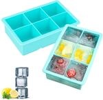 bremermann XXL 6er Silikon-Eisw&uuml;rfelform, 2er-Set // 2 St&uuml;ck f&uuml;r je 6 XXL