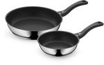 WMF Devil Pfannenset Induktion 2-teilig &ndash; Bratpfannen 20, 28 cm &ndash; Edelstahl