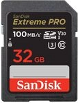 SanDisk Extreme PRO SDHC UHS-I Speicherkarte 32 GB (V30, &Uuml;bertragungsgeschwindigkeit