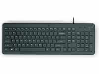 HP 150 kabelgebundene Tastatur, QWERTZ Layout, 12 Fn Tasten, funktioniert mit Windows