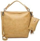 Fritzi aus Preussen Shopper Umh&auml;ngetasche Vintag Fritzi Hobo 1 Honey Mustard gelb