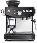 Sage - The Barista Express Impress - Kaffeemaschine mit manuellem Milchaufsch&auml;umer &