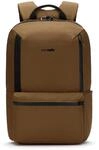 Pacsafe Rucksack Laptoprucksack mit Laptopfach Metrosafe X 25 L Backpack Tan braun