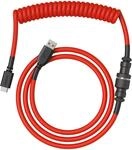 GLORIOUS Gaming Premium Coiled Keyboard Cable - Vergoldetes USB-A (PC) auf USB-C