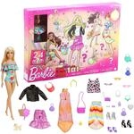 Barbie-Adventskalender mit Barbie-Puppe (30,40 cm), 24 &Uuml;berraschungen inklusive