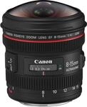 Canon EF 8-15mm F4 L Fisheye USM Objektiv (Filterhalter) schwarz