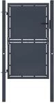 vidaXL Gartentor aus Stahl 100 x 150 cm Anthrazit