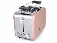 Fakir Calypso – Toaster für 2 Toast-Scheiben I Edelstahl-Toaster mit...