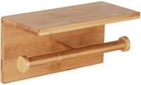 WENKO Toilettenpapier Ersatzrollenhalter Duo Mod. Bambusa, Rollenhalterung mit