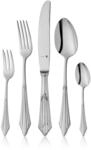WMF F&auml;cher Besteck Set 6 Personen, 30 teilig, Hohlheftmesser, Cromargan protect