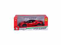 Bburago B18-16015 Ferrari Race & Play SF90 STRADALE 1:24 Die-Cast Collectible Car,