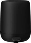 blomus Kosmetikeimer SONO | Treteimer 5L mit Soft-Close & Pedal | Farbe Black | Bad