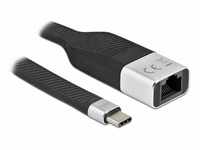 Delock FPC Flachbandkabel USB Type-C™ zu Gigabit LAN 10/100/1000 Mbps 15 cm