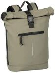New Rebels Unisex Wasserabweisender Rolltop-Rucksack &ndash; 21l Rolltop-Backpack mit