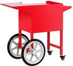 Royal Catering RCPT-16E Wagen f&uuml;r Popcornmaschine Popcornwagen 2 R&auml;der Rot