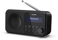 SHARP DR-P420(BK) Tragbares DAB+ Radio mit Bluetooth 5.0, DAB+/FM, USB- oder