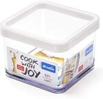Rotho Loft Vorratsdose 0.5 l, Kunststoff (BPA-frei), transparent / weiss, 0.5...
