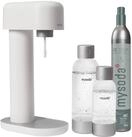 Mysoda: Ruby Set - Wassersprudler aus Aluminum mit 1L und 0.5L Quick-Lock BPA-frei