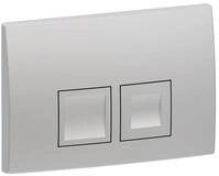 Geberit Bet&auml;tigungsplatte Delta35 f&uuml;r 2-Mengen-Sp&uuml;lung, 115.135.46.5, Farbe: