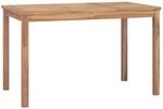vidaXL Teak Massiv Garten Esstisch Terrassentisch Gartentisch Gartenm&ouml;bel Holztisch