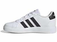 adidas Unisex Kinder Grand Court Sneakers, Ftwr White/Core Black/Core Black, 31 1/2