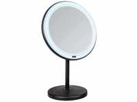 WENKO LED Stand-Kosmetikspiegel Onno, dimmbarer Spiegel mit LED-Beleuchtung und