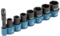 Makita Stecknuss-Set 8-teilig, 1/4"-4-kant