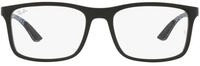Ray-Ban 0RX8908 Rahmen f&uuml;r Sichtbrille, mattschwarz, 55 Unisex-Erwachsene,