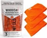 Whoosh! XL Tech Cleaning Cloths - Antibakterielle Reinigungst&uuml;cher aus...