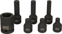 KS Tools 515.1160 1/2" Spezial-Kraft-Bit-Stecknuss-Satz Vielzahn, 7-tlg. M14-M18