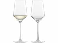 Zwiesel Glas Pure Weißwein Riesling Glas aus bruchfestem Tritan-Protect-Glas