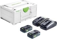 Festool Energie-Set SYS 18V 2x4,0/TCL 6 DUO (mit Akkupacks BP 18 Li 4,0,