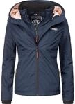 MARIKOO leicht gef&uuml;tterte Damen &Uuml;bergangsjacke kurze Sommerjacke mit...