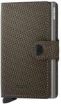 Secrid Miniwallet Carbon Khaki, Unisex-Erwachsene Reisezubeh&ouml;r- Brieftasche, Khaki,